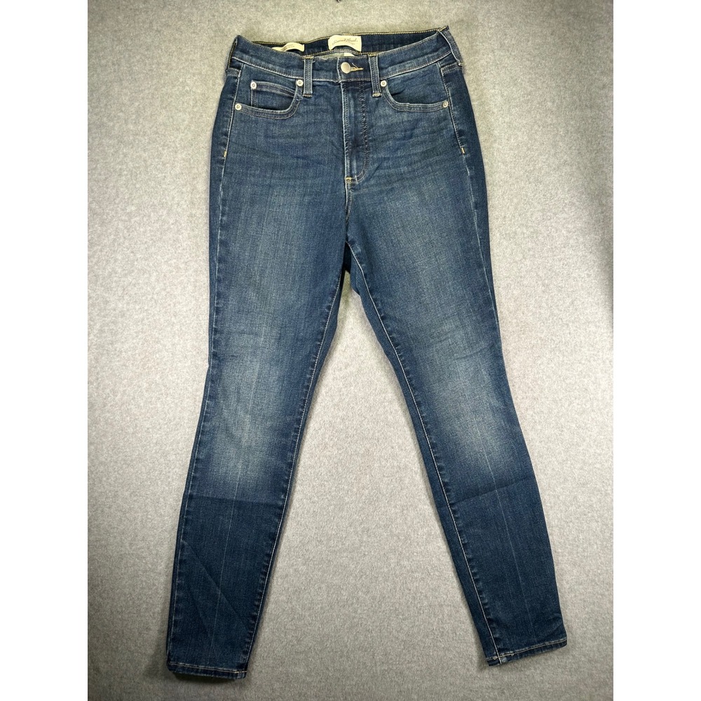 Universal Thread High Rise Skinny Jeans 8R Fits 6 27" Waist Blue Stretch